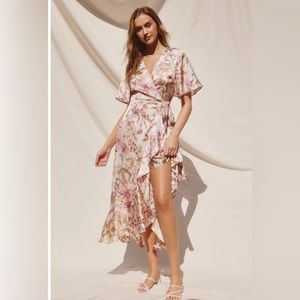 Dress Forum Floral Wrap Dress